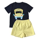 Boy Kids Boys Boys Outfit Sets 2020 New Fashion Puresun Boutique Clothing Baby Boy Back To School Kids Boy Set Outfit