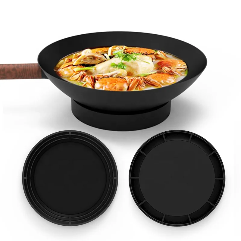 Factory Wholesale Silicone Pot Pan Holder Silicone Pot Bottom Holder Silicone Round Pot Base