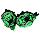 Pvc Patch Customized Logo 3D PVC Glow Dark PVC Rubber Luminous Pvc Patch Glow In Dark Patch For Cloth