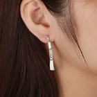 Earrings Jewelry Gift For Women Fashion 925 Sterling Silver Synthetic Opal Earrings