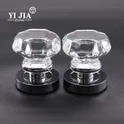 Furniture Door Glass Handle Zinc Alloy Crystal Furniture Handles Glass Shower Door Handles And Knobs