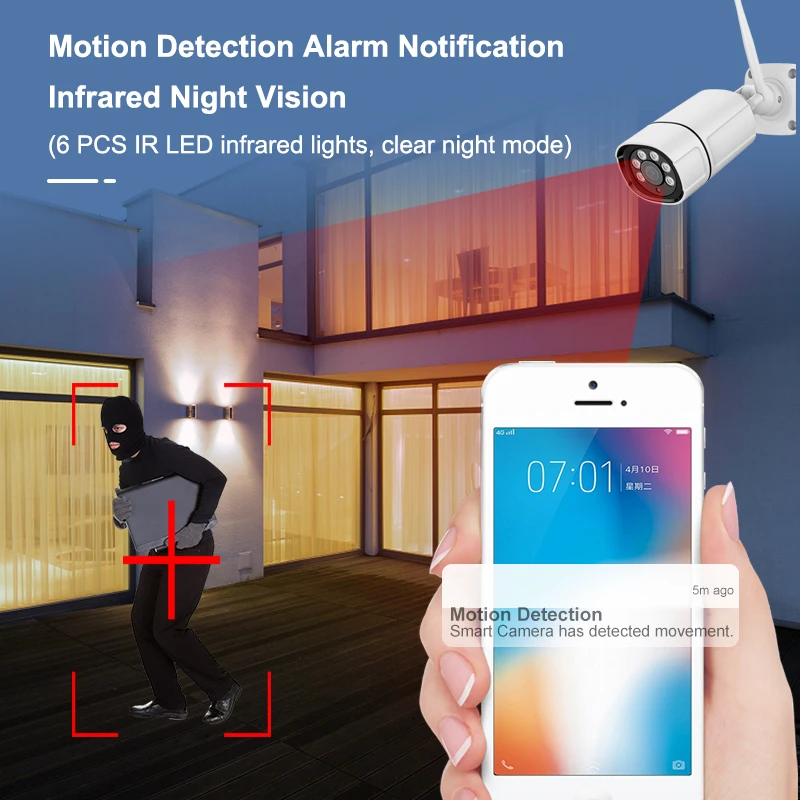 Motion Detection Alarm LCD