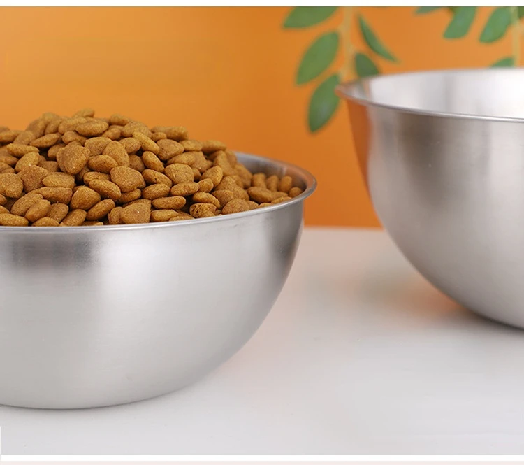 Factory Wholesale New Bowl Drinking Dog Basin Double Dog Cat Bowls Stainless Steel Dog Bowl