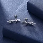 Earrings Luxury S925 Sterling Silver Cat Stud Earrings Jewelry For Women