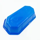 Plastic Biscuit Custom Disposable PET Blue Plastic Blister Biscuit Tray
