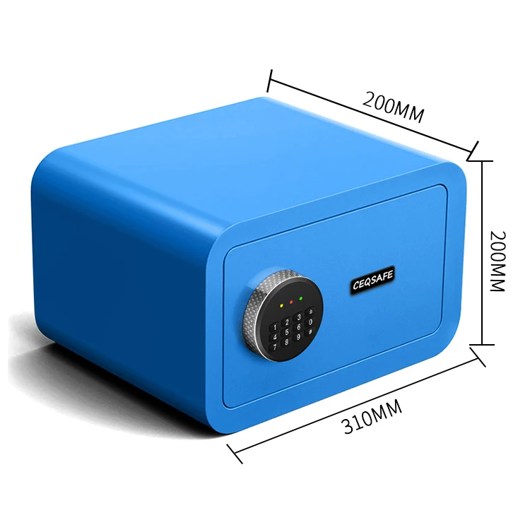 product ceqsafe small electronic mini office home safe fingerprint money deposit box safety mini safe574-11