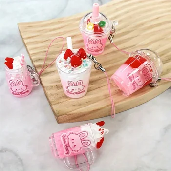 High Quality Key Chain Accessories Lovable Souvenir Ice Cream Keychain Key Ornament