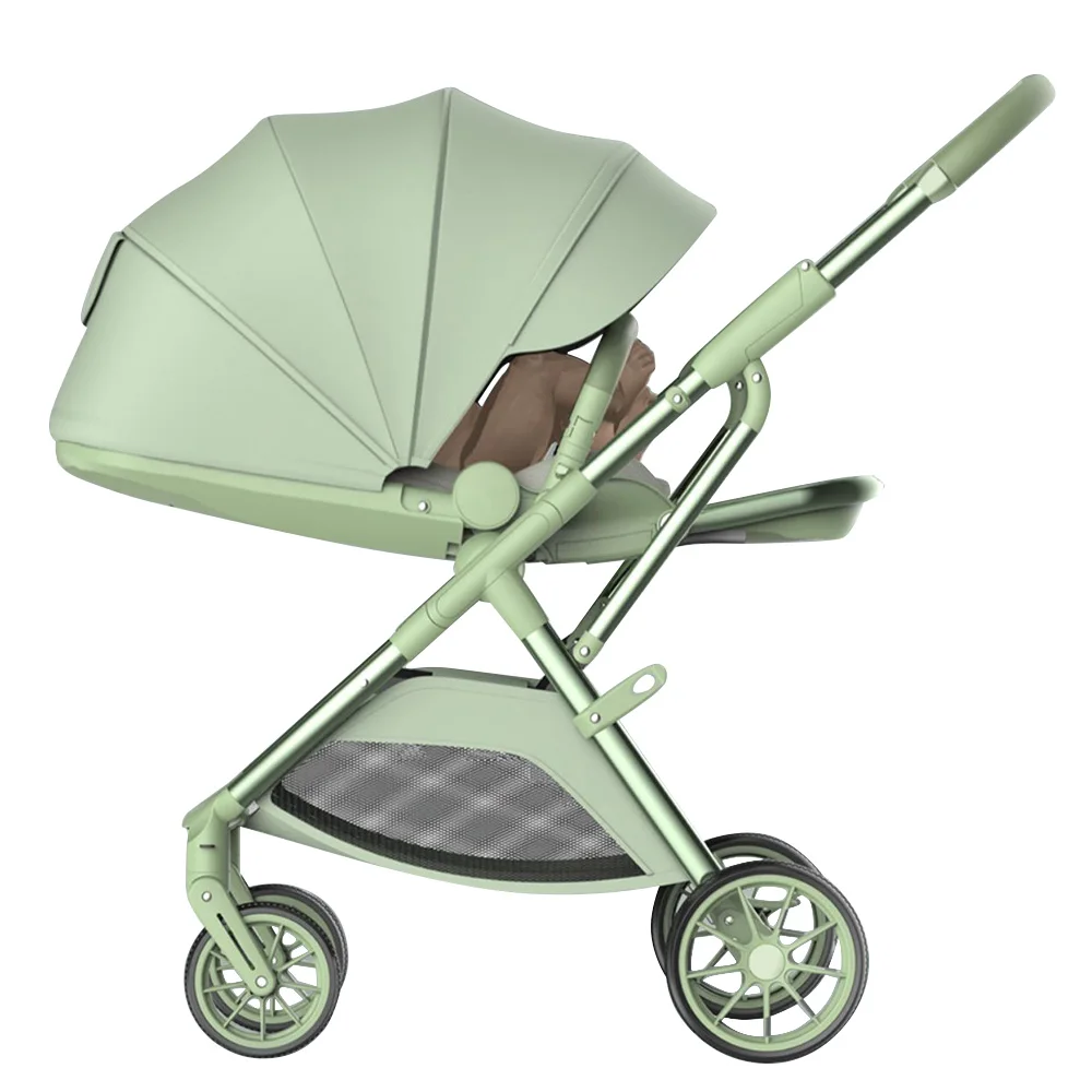 Coches Para Bebes. Luxury Stroller Baby Pram Pushchairs Kinderwagens Foldable Lightweight Baby Strollers Carriages