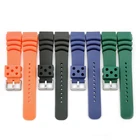 Wrist Watch Strap Water-proof Sport Silicone Rubber Replacement Wrist Watch Band Watch Strap