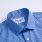 Mens Mens Shirt Pattern Dot Long Sleeve 3D Collar Technology In Stock