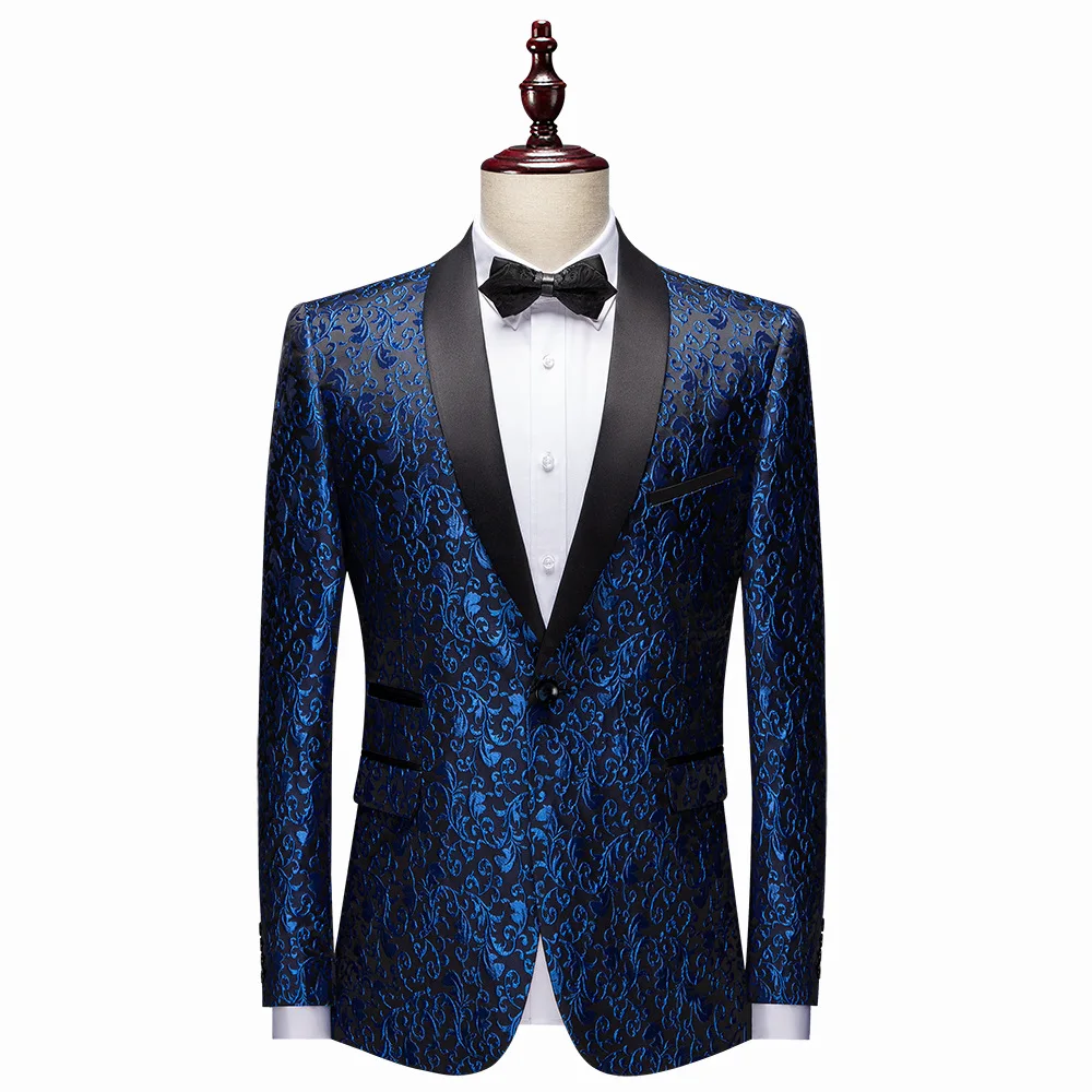 Custom Men's Sequin Blazer Party Dance Bling Coat Party Prom Male Stage Slim Fit Costumes Tuxedo Suits
