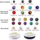 DIY Stone Beads Box Set Kits Gemstone Natural Beads Stone Beads For Jewelry Making DIY Bracelet Craft Set