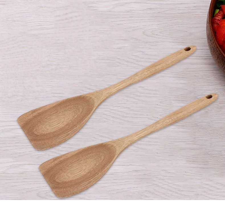 Wooden Spoons for Cooking Nonstick Wood Kitchen Utensil Cooking Spoons Natural Wood Kitchen Utensils Set Of 7 PCS