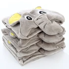 Animal Towel Quality Towels Stock Animal Baby Towel With Hooded Elephant Baby Hooded Towel