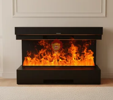 Electric Fireplace, Wall, 3D - detail 68
