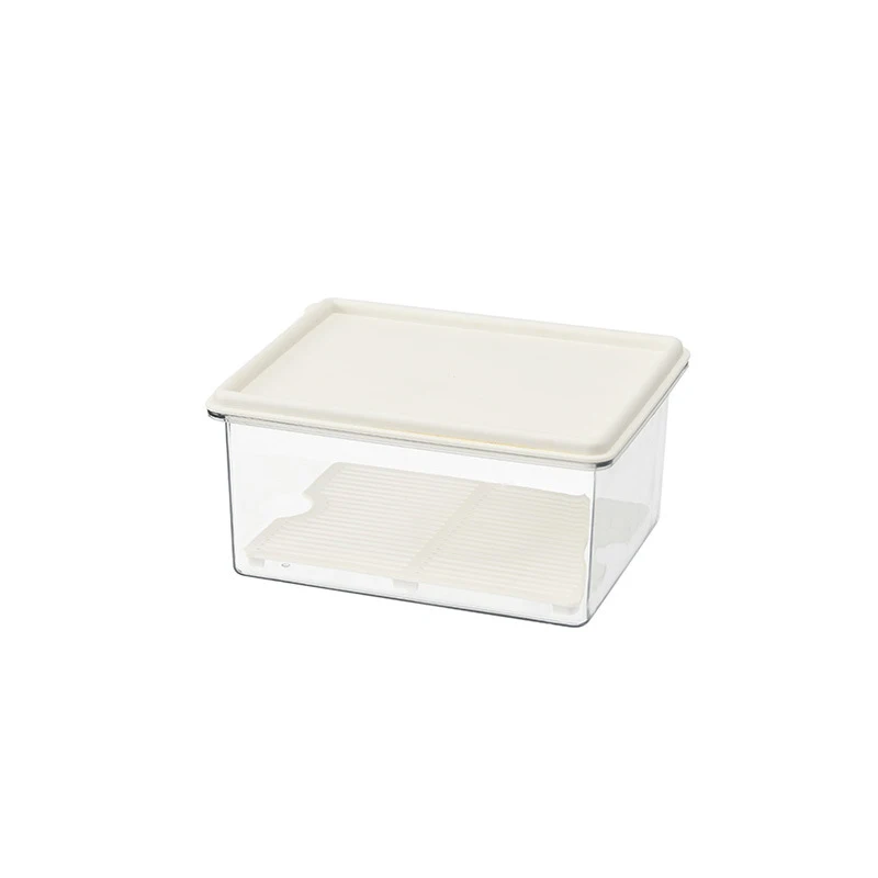 Refrigerator Storage Box Fridge Bins Food Container Inner Strainer Kitchen Organization Plastic Box