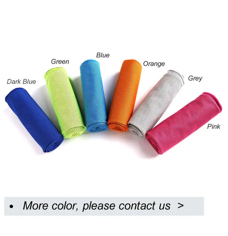 Hot Sale Quick Dry Sweat Absorption Sports Custom Printed Instant Cool Cooling Towel