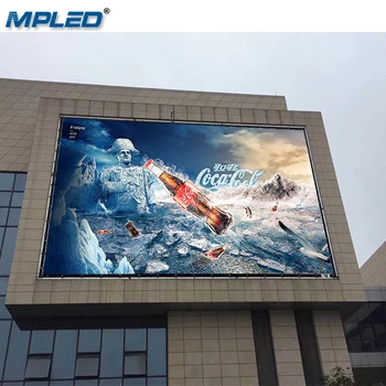 MPLED Billboard Advertising Panel P4 Single Double Pole Store HD Huge Full Color 5 x 3m Outdoor LED Display Screen