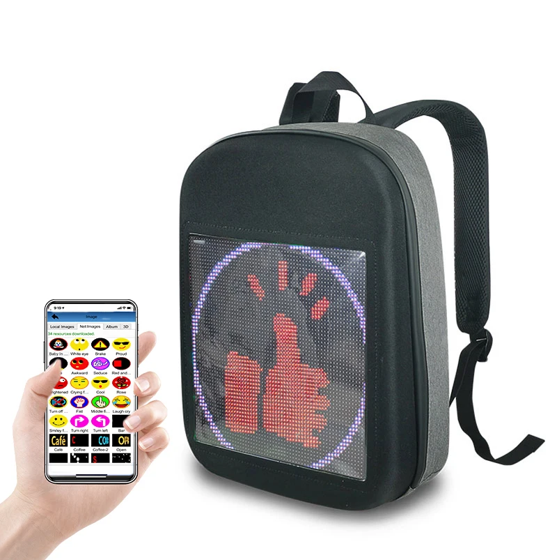 backpack led screen