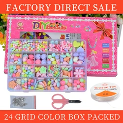 Custom Acrylic Beads Bracelet Children's Handmade Diy Alphabet Beaded Toy Beaded Educational Toy Girl Gift Jewelry Making Kit