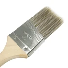 Paint Bamboo Guaranteed Quality Wooden Round Wall Paint Brush Bamboo Wooden Hair Brush Wooden Bbq Brush