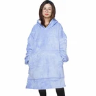 Hoodie Oversized Blanket Hoodie Custom Giant Pocket Oversized Hooded Blanket Sweatshirt Wearable Winter Hoodie Blanket