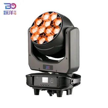 strong power with wash beam zoom effect moving-head lighting good will high source 12*40w RGBW 4in1 led stage lighting for show