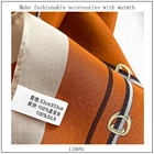 Silk Scarf Custom 10M/M Silk Twill Small Scarf 52cm*52cm Printed Scarf Silk Scarf For Women