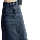 Designer Denim Skirt Hot Sale Quality Designer Black Wholesale Custom Logo Women Denim Skirt