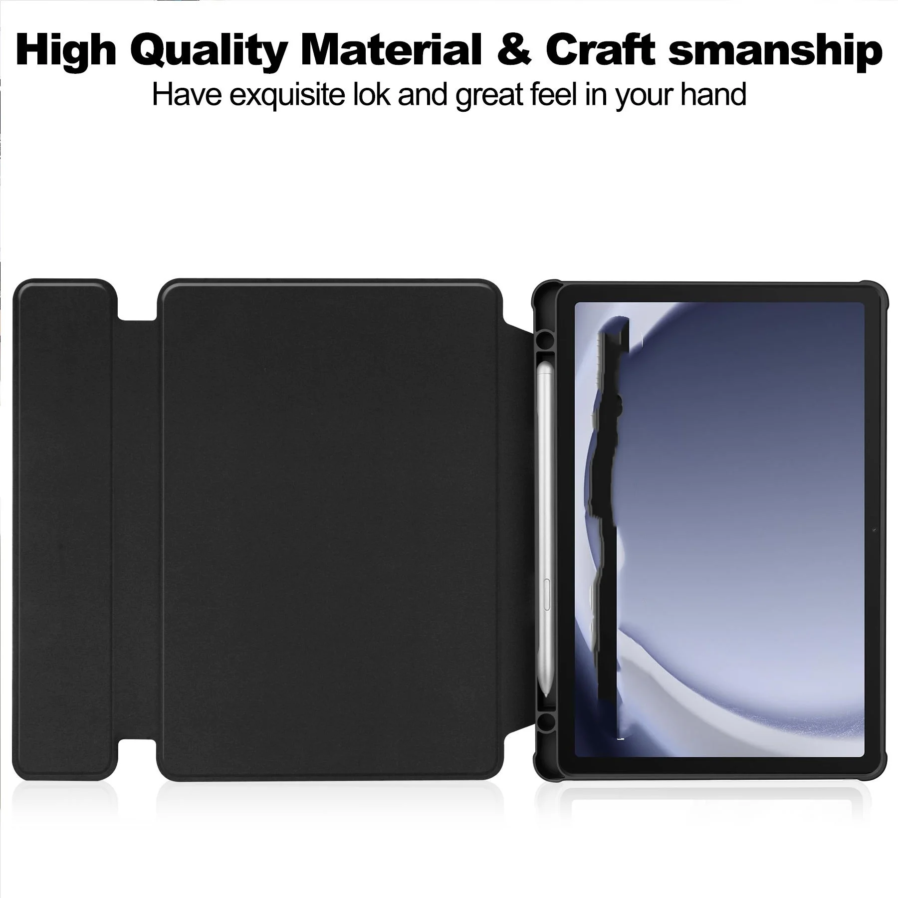 odm keyboard cover spin protective case for samsung tab a9 plus s11 ultra bt keyboard tablet flip cover-6