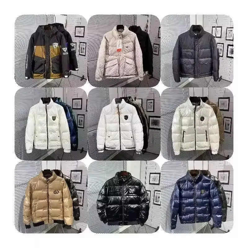 Men's Winter Coat Warm Down Jacket with Hoods Windbreaker Thick Puffer Jacket Man