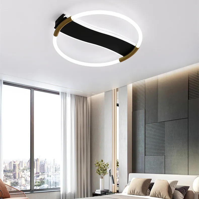 LED smart ceiling lamp luxury study ceiling lamp fashionable bedroom led ceiling lighting