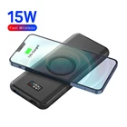 Power Qi Wireless Charging Bank QI Certified PD Fast Charge 10000mAh 15W Fast Wireless Power Bank For Mobile Phone