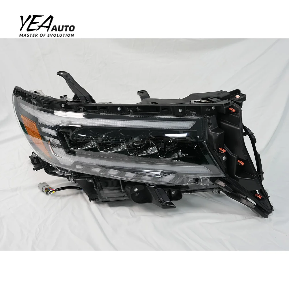 product upgrade 4 eyes head light led headlight headlights head lamp for toyota land cruiser prado fj150 lc150 2018 fj 150 headlamp-5