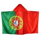 Fans Cape Soccer Fans Cheering Hooded National Flags 90x150cm Italy Country Body Flag Cape