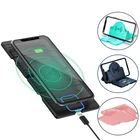 Phone Charger 15W Silicone Mobile Phone Foldable Wireless USB Car Phone Charger