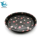 Plastic Party Wholesale Disposable Plastic Round Sushi Party Tray