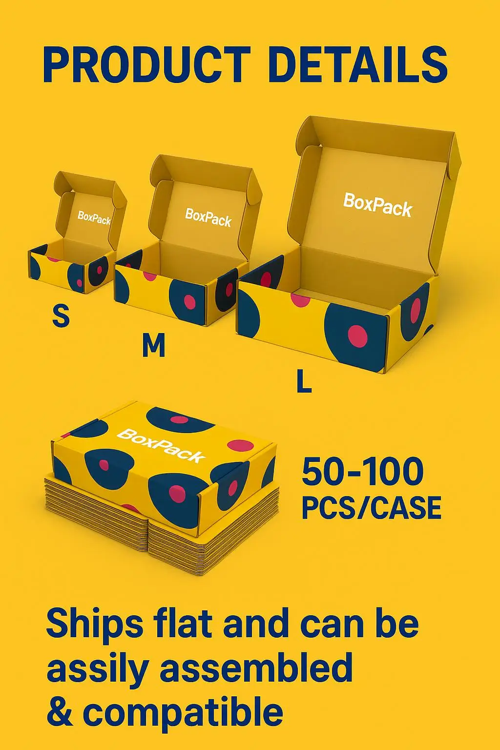 Custom Printed Corrugated Box with Embossing, Hot Stamping, and UV Coating for Branded Subscription and Gift Shipping - detail 5