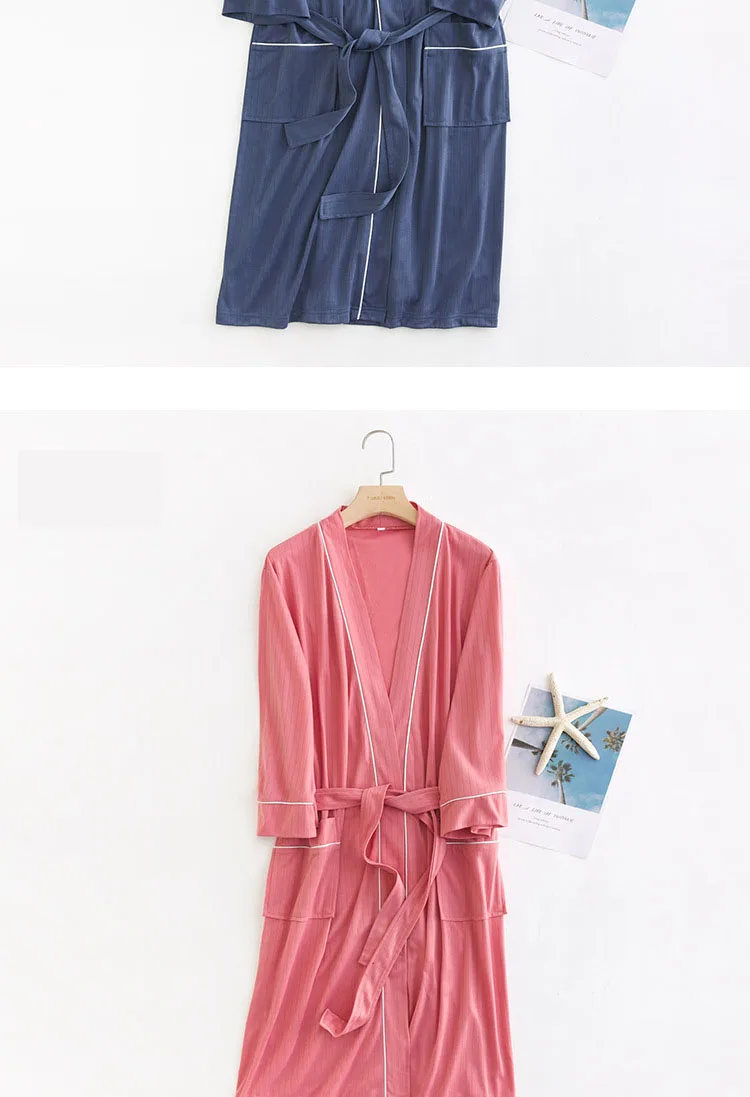 Designed Beautiful Hilton Hotel Bathrobes Bathrobe Waffle Cotton Adult