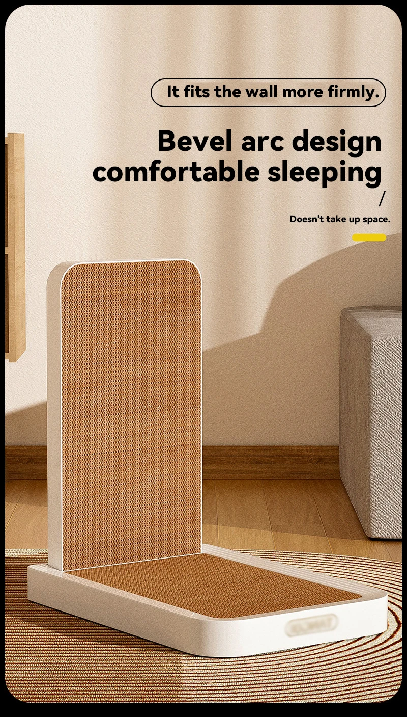 New Hot Selling Vertical L-shaped Cat Scratching Board Corrugated Paper Wear-resistant Cat Toy Pet Supplies factory