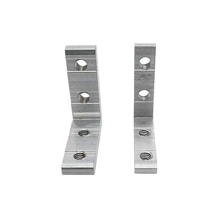 45 Degree Aluminum Profile Accessory 1530 Corner groove Connector 2040 Built-in Fixator 304040 Corner Piece factory
