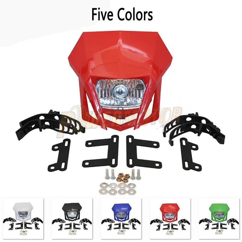 Motorcycle Headlight Fairing Universal Dual Sport Motorcycle Headlight