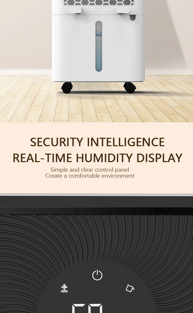 Portable Air Dehumidifier, 15/20L, LED, R290, Plastic - detail 12