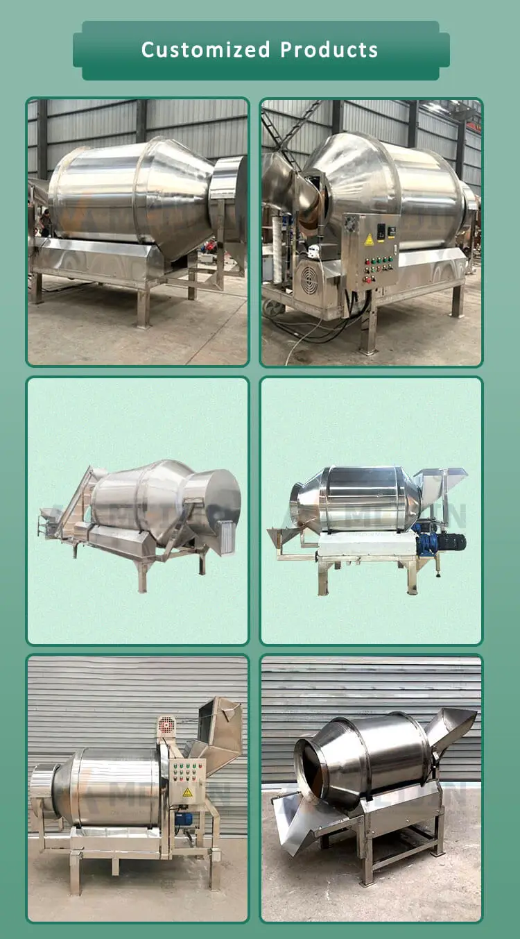 Big Size Iced Tea Powder Mix Yogurt Diesel Rubber Granules Mixer Thermal Granules With Gas Toner details