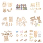 Children Montessori Busy Board Accessories Wood DIY Toy Material Early Education Activity Board Parts 1 Set