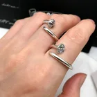 Sterling Silver 925 Rings Silver Lotus Sterling Silver 925 Jewellery Chrome Hearts Nail Opening Man Rings