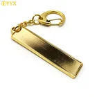 Charms China Charms Wholesale Metal Logo Label Custom Shiny Logo Tag Keychain