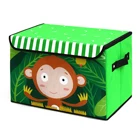 Toy Box Storage Toy Box Factory Supply Cartoon Animal Foldable Kids Toy Storage Bin Oxford Cloth Storage Box