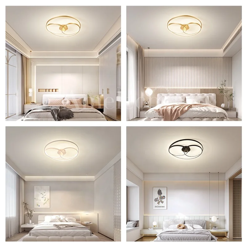 Decorative Modern Celling Led Lights For Home Bedroom Living Room Fixture Round Lamps Surface Mounted Hot Selling Indoor Ceiling