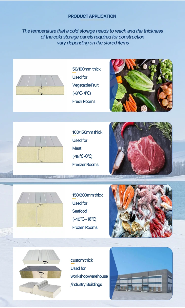 Cold Room Sandwich Panel, Steel, PIR, SAMPLE - detail 8